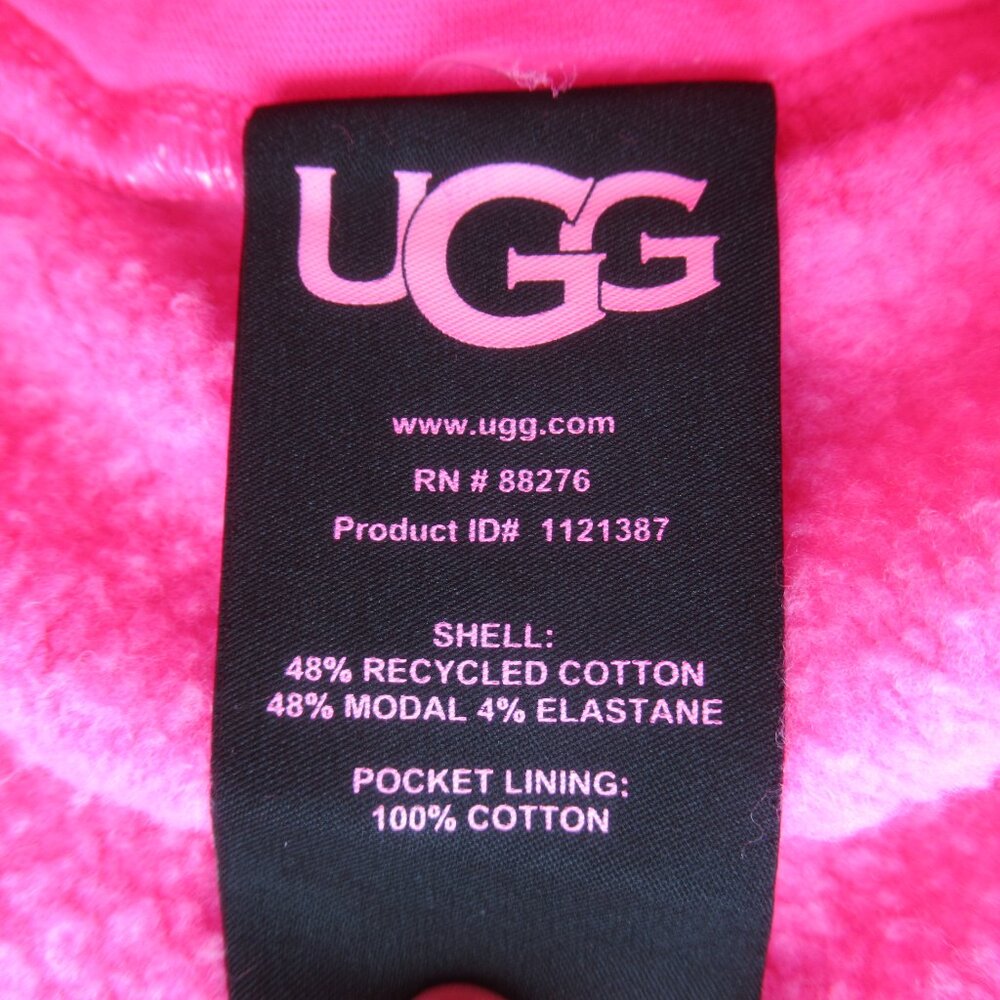 UGG Hot Pink 'Daniella' Drawstring Sweatpants | Size XL - Picture 9 of 11